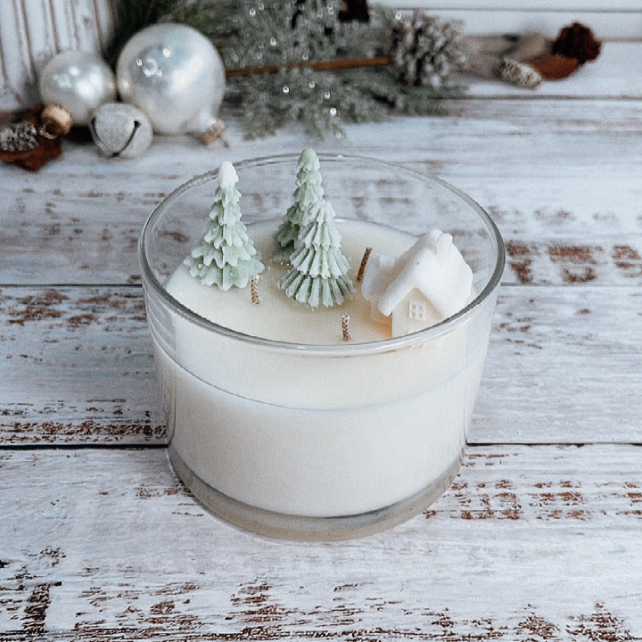 3 Wick Winter Scene Candle