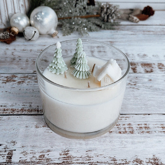 3 Wick Winter Scene Candle
