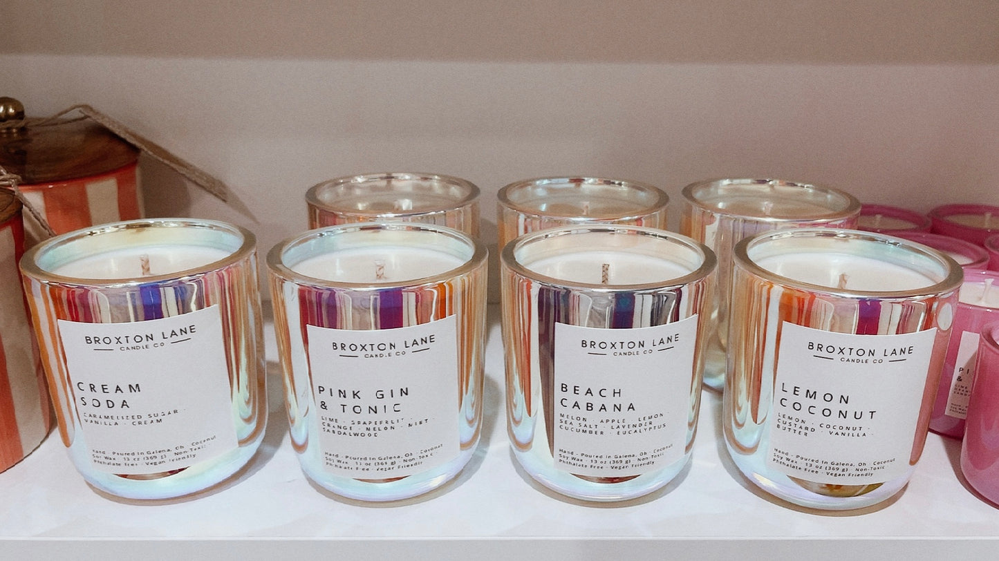 Iridescent Candle