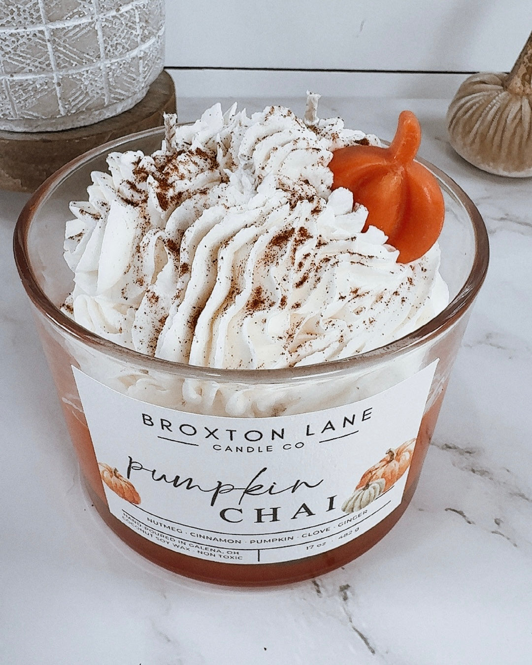 3 Wick Pumpkin Dessert Candle