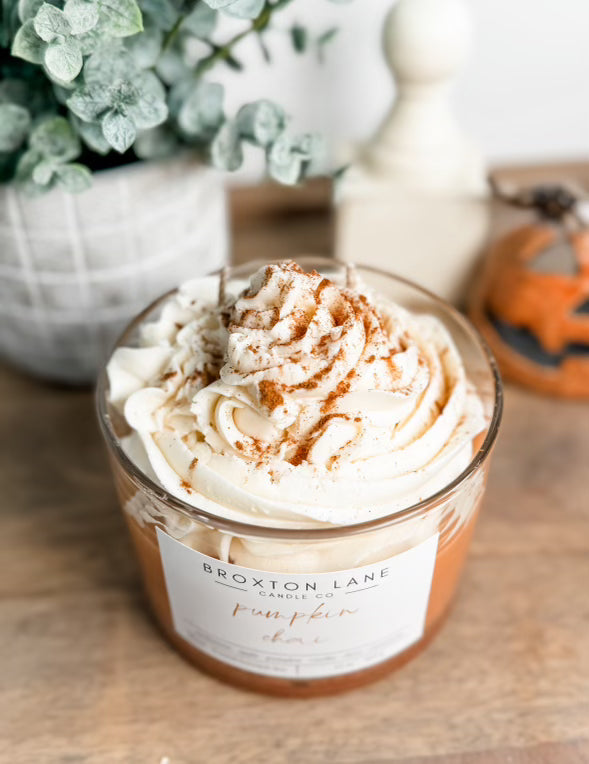 3 Wick Pumpkin Dessert Candle