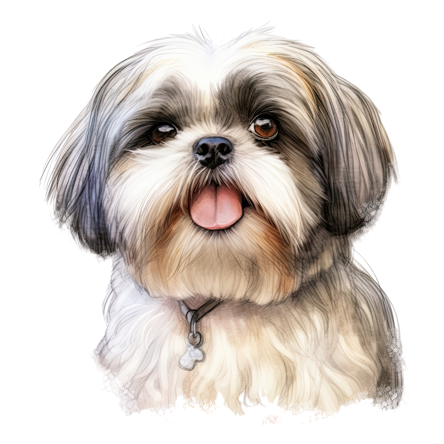 Dog Label Candle