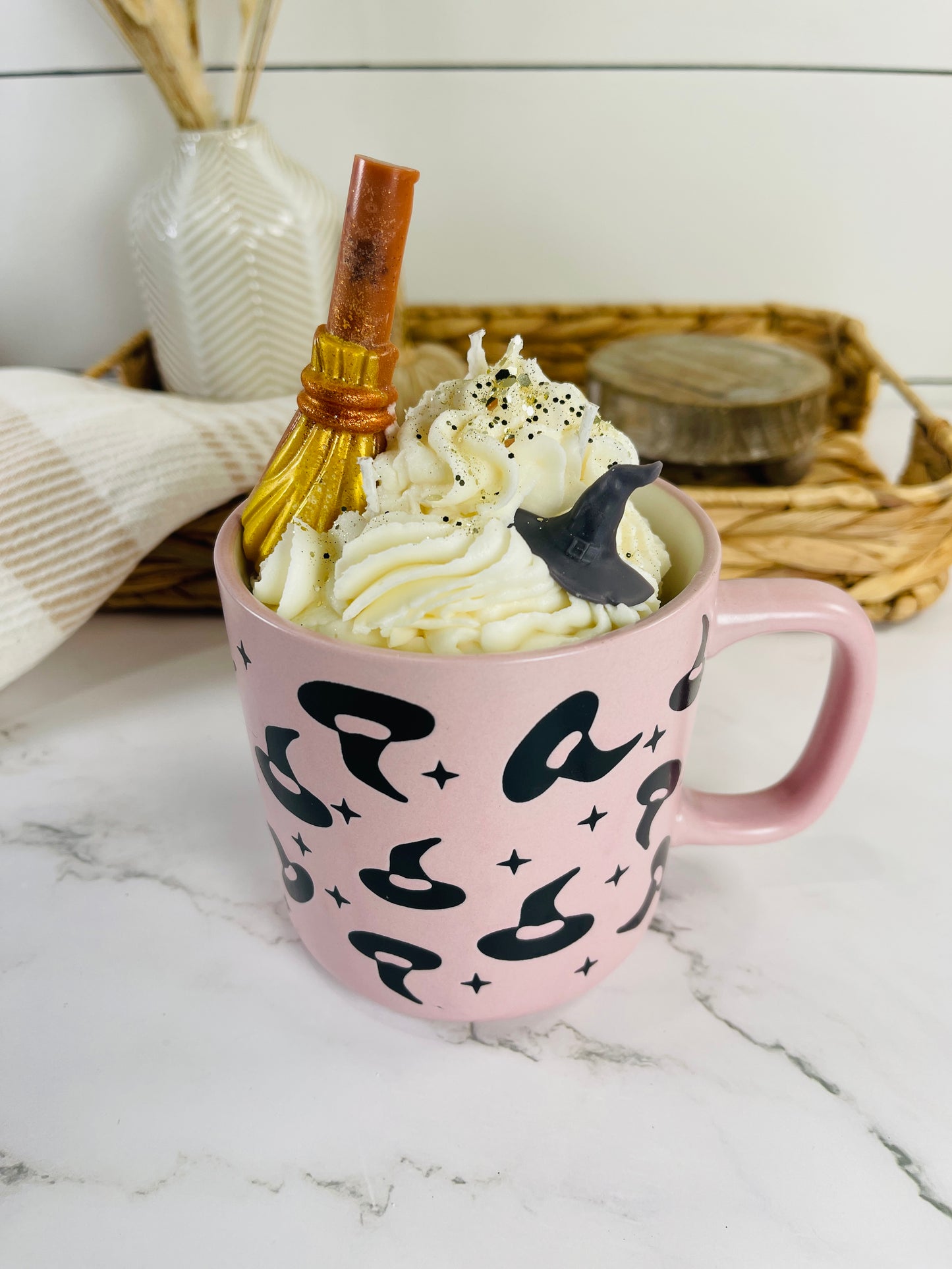 Witch Mug Candle