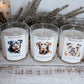 Dog Label Candle