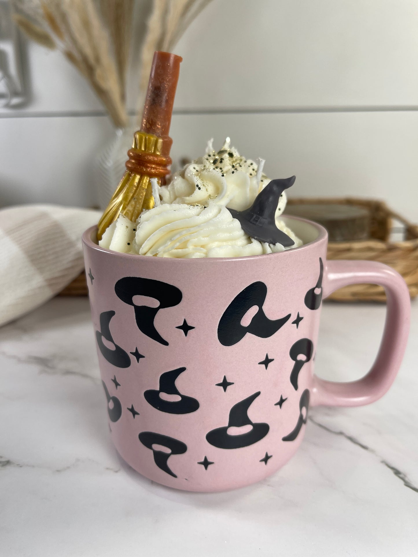 Witch Mug Candle