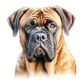Dog Label Candle