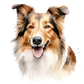Dog Label Candle