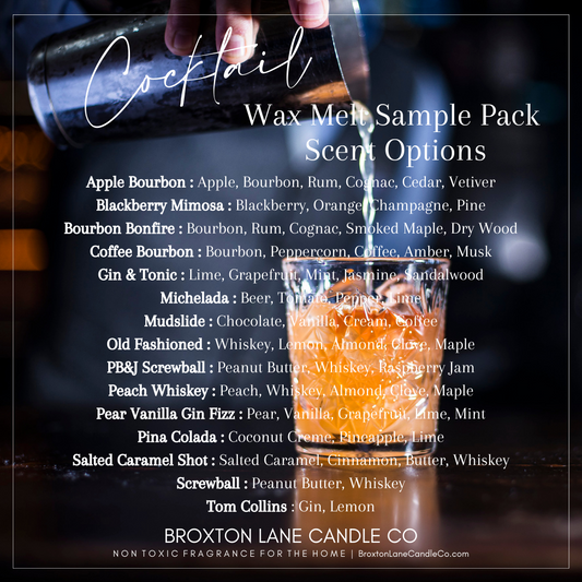 Cocktail Wax Melt Sample Pack