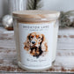 Dog Label Candle