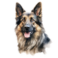Dog Label Candle