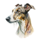 Dog Label Candle