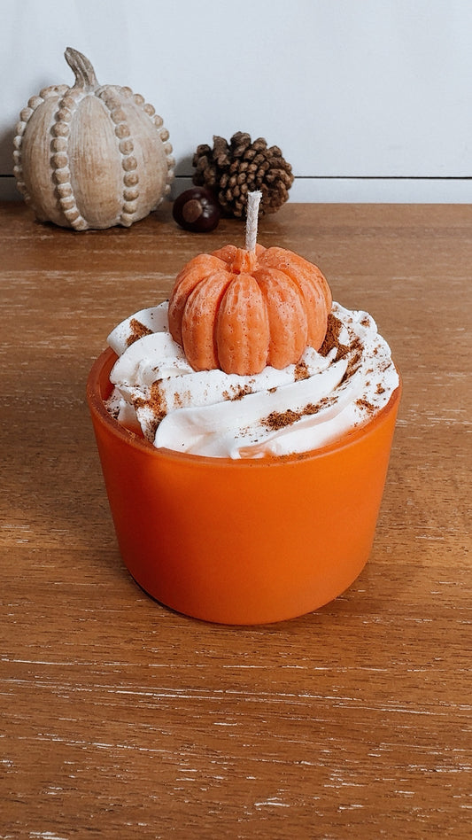 Mini Pumpkin Dessert Candle