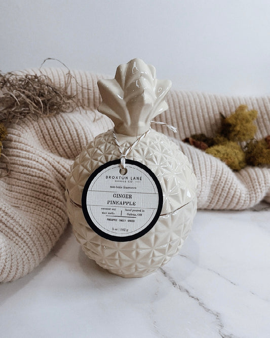 Pineapple Glass Candle