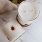 Back To School Apple Icon Candle