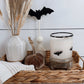 Bat Icon Glass Candle