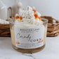 Candy Corn Dessert Candle