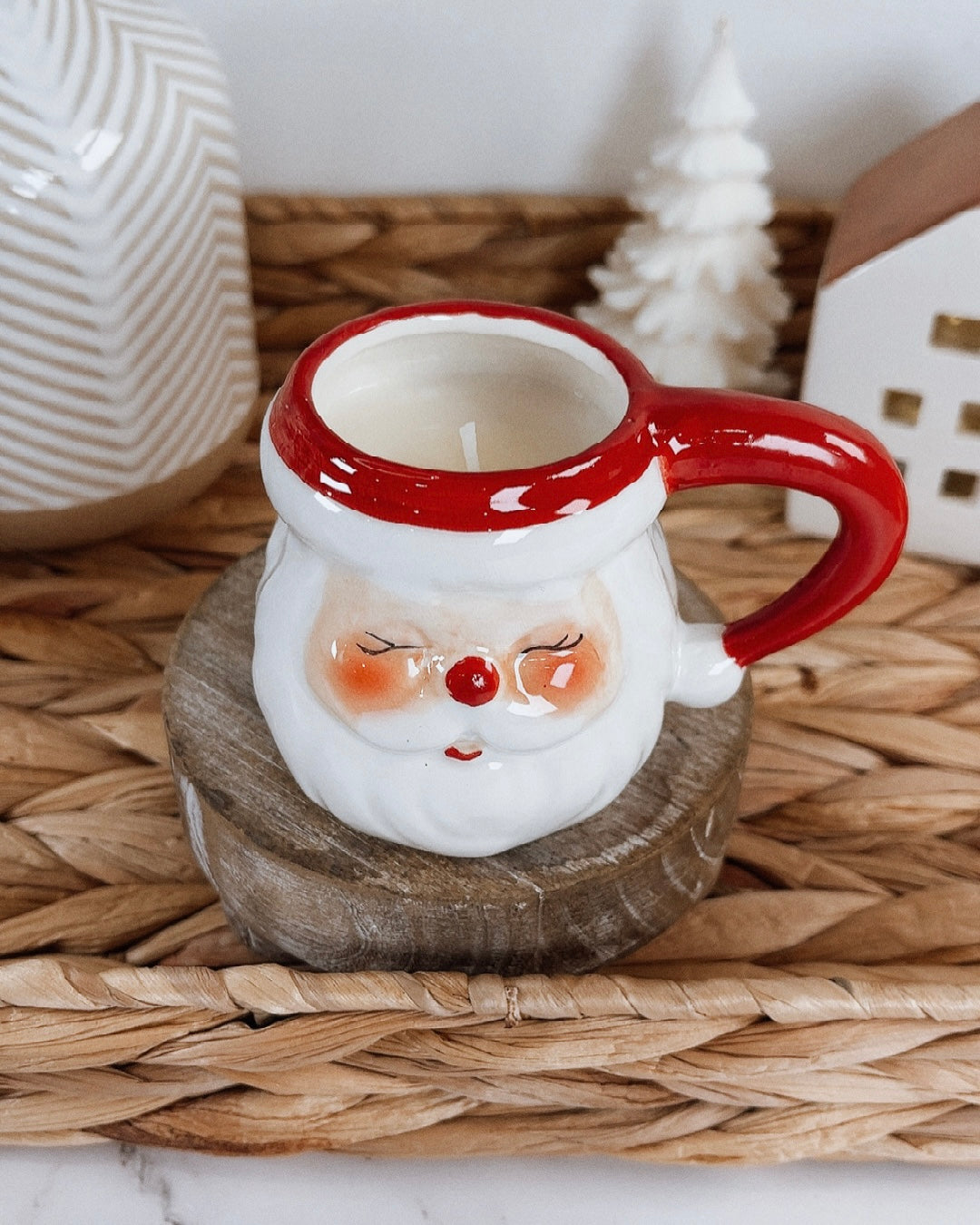 Mini Santa Candle