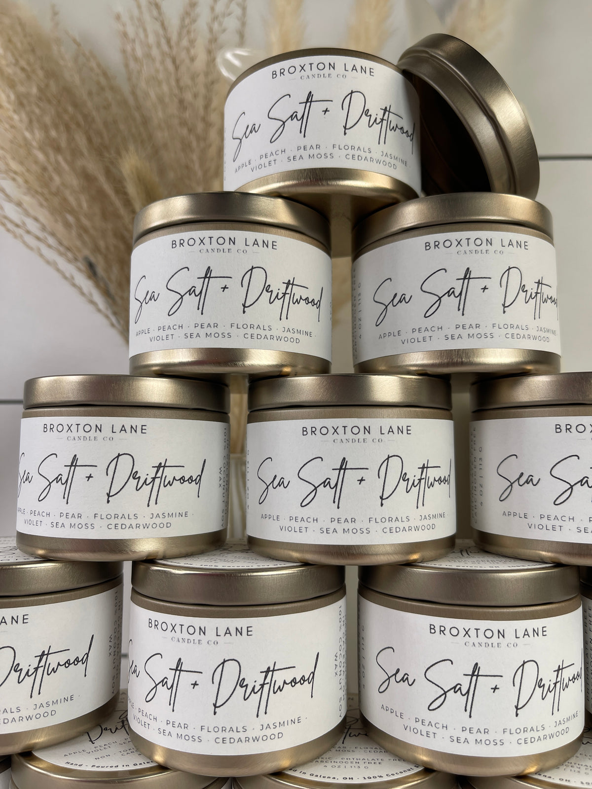 Bridal Shower 4 oz Candle Tins