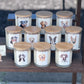 Dog Label Candle