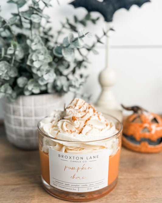 3 Wick Pumpkin Dessert Candle