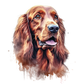 Dog Label Candle