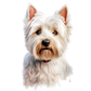 Dog Label Candle